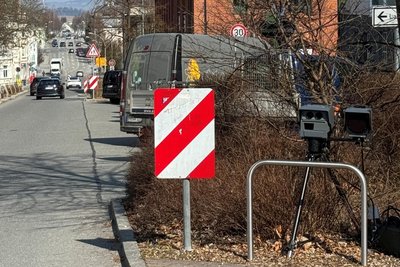 In diesem Monat hat die Stadt Annaberg-Buchholz auch auf der Adam-Ries-Straße nahe Busbahnhof geblitzt.
