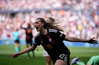 Jule Brand führte Lyon mit ihrem Tor gegen Titelverteidiger Arsenal ins Finale der Champions League. (Archivbild)