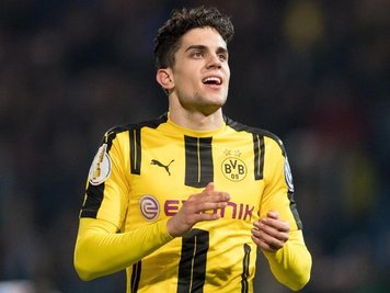 Dortmunds Verteidiger Marc Bartra wurde bei Explosionen verletzt und musste operiert werden. Foto/Archiv: Guido Kirchner