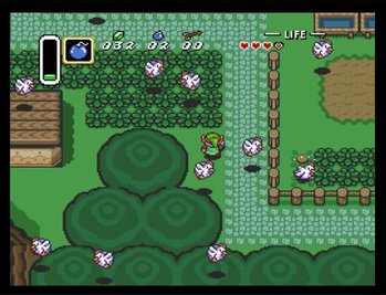 "A Link to the Past" von 1991 sieht bereits deutlich hübscher aus und hat viele neue Ideen.