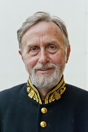 Der Vorsitzende der Historischen Freiberger Berg- und Hüttenknappschaft Knut Neumann.
