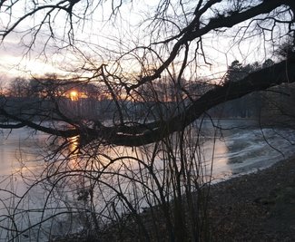 Der Stadtpark gehört zu den beliebtesten Grünanlagen der Stadt. Zumeist präsentiert sich der Teich in der Nähe des Südrings idyllisch, manchmal auch mit einer Eisschicht überzogen.
