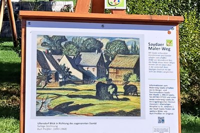 2023 wurde der Malerweg Sayda auf die Fluren von Ullersdorf und Pilsdorf erweitert.