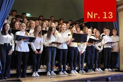 Bertolt-Brecht-Gymnasium Verabschiedung Werner Löser und André Ullmann - Schulchor.