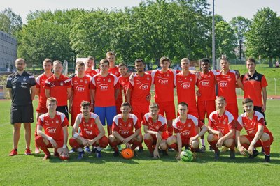 So stehen Aufsteiger aus: Die U19 des FSV Zwickau.