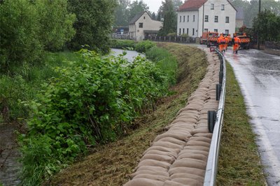 Blick zur Straße des Friedens am Donnerstagmittag.