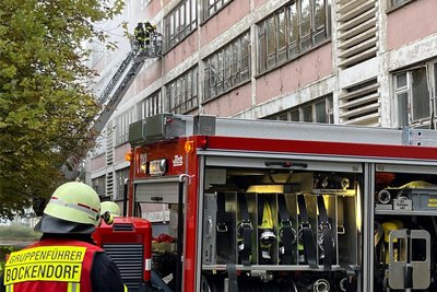 Am 13. September gab es eine große Feuerwehrübung an der alten Neubauschule