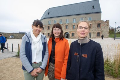 Sie übernehmen in Plauen die Pflegeausbildung: Prof. Dr. Maria Stöckner als Studienleiterin, Prof. Dr. med. Anne Zeidler und Susanne Diesing (von rechts).