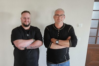 Patrick Wanke (links) und Robby Scharmacher vom neuen Vorstand.