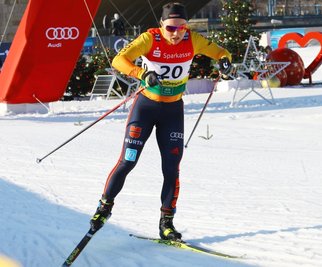 Will weiter um ihre Olympiafahrkarte kämpfen: Anne Winkler vom SSV Sayda. Zunächst hofft die Sprintspezialistin, nach einer Erkältung auf einen Start beim Weltcup in Dresden nächstes Wochenende. 