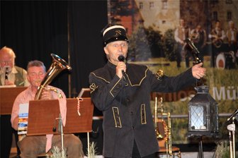 40 Jahre Wisentataler Blasmusik: Woran sich die Musiker noch besonders gern erinnern - Das Steigerlied. Die Wisentataler bei einem Auftritt.