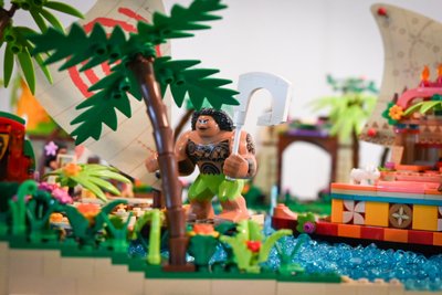 Szenen aus Märchenfilmen sind Vorlage für die Modelle aus Lego-Bausteinen.