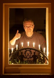 Jens Lötzsch aus Buchholz beteiligte sich ebenfalls an der Aktion.