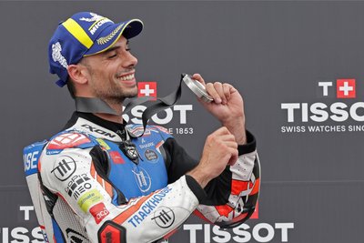 Über Silber im Sprintrennen schon überglücklich: Der Portugiese Miguel Oliveira.