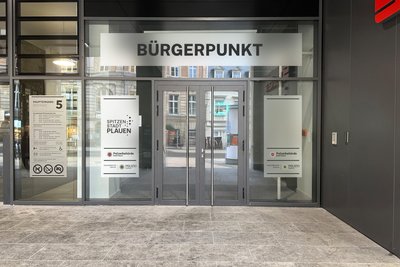 Der Bürgerpunkt ist die Einsatzzentrale von Stadtordnungsdienst und Polizei in Plauens Mitte.