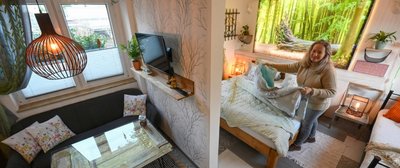 Iris Jans vermietet Ferien- und Monteurwohnungen in Burgstädt. Für ihre geschmackvolle Ausstattung hat sie einen Preis bekommen. 