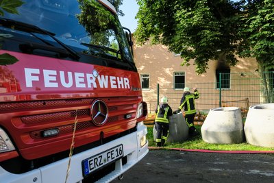 Am Donnerstagmorgen hat es im Asylbewerberheim im Auer Stadtteil Alberoda gebrannt.