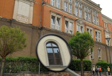 Das Haus 2 des Frankenberger Gymnasiums