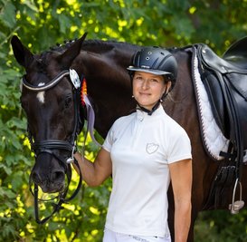 Die Oberlungwitzerin Juliane Günther wagt sich mit ihrem Pferd LillyFee in die nächsthöhere Klasse. 