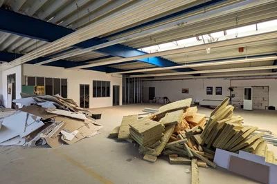 Aktuell ist es noch eine Baustelle, doch Mitte Mai soll das Fitnessstudio in Gelenau eröffnet werden.
