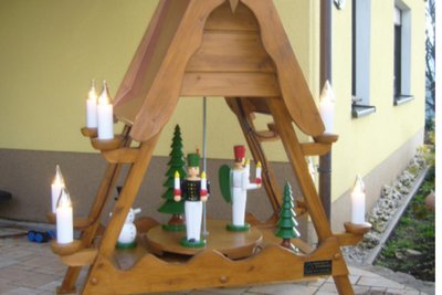 So ähnlich wird sich die neue Pyramide präsentieren – ein Vorgeschmack auf das Schmuckstück.
