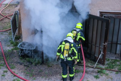 Insgesamt waren 32 Kameraden der Feuerwehr im Einsatz.