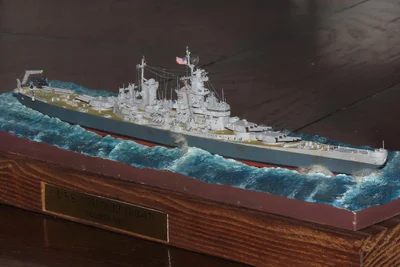 Dieses Schlachtschiff war das erste Modell, welches Rolf Tannert nach vielen Jahren Pause fertigte.