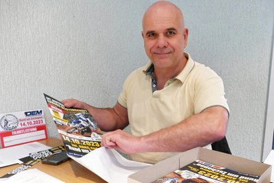 Als Vorsitzender des MSC „Rund um Zschopau“ hat Jan Kolomaznik in diesen Tagen viel um die Ohren.