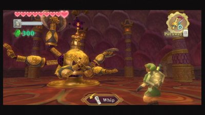 In "Skyward Sword" werden die Bewegungs-Controller der Wii aktiv mit einbezogen.