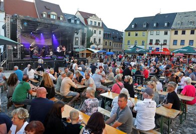 Entspannte Stimmung in der Innenstadt.