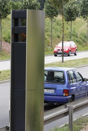Einer der Blitzer auf dem Südring soll abgebaut und möglicherweise umgesetzt werden. 