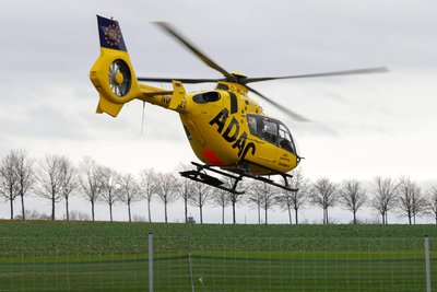 Der Rettungshubschrauber „Christoph 46“ ist am Sonntagmittag in Waldenburg gelandet.