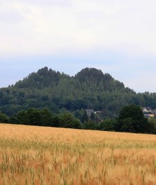 Betreten darf die beiden Abraumhalden niemand, aber eine Sause zu ihren Füßen zu feiern, ist für die Mechelgrüner kein Problem. 