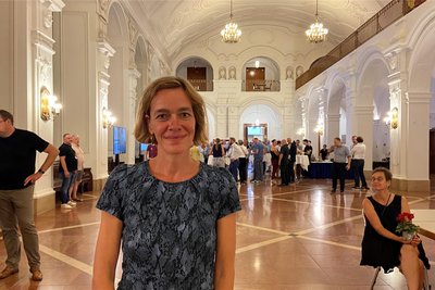 Rettete die Linke mit einem von zwei Direktmandaten: Juliane Nagel im Neuen Rathaus Leipzig.