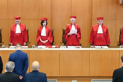 Der Zweite Senat des Bundesverfassungsgerichts, der am 15. November ein folgenreiches Urteil fällte.