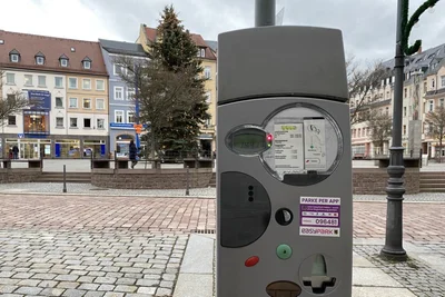 Parkscheinautomat in Mittweida zu Silvester verschlossen