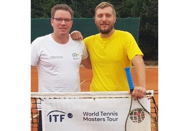 Alexander Kreller (l.) und der Ukrainer Andrei Koshkin bestritten in Portoroz das Finale der AK 40.