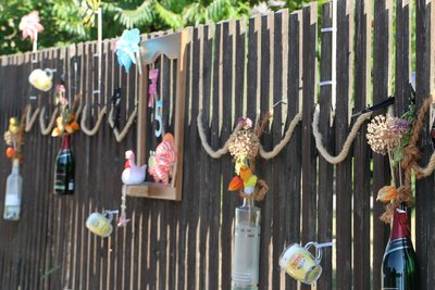 Manche haben das Wettbewerbsmotto „Schönster Gartenzaun“ wörtlich genommen.