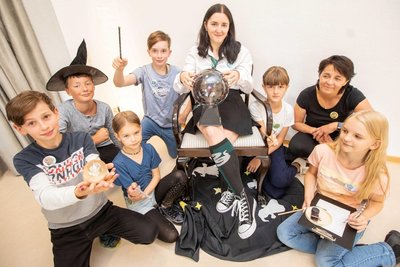 Sie hatten am Mittwoch beim Harry-Potter-Tag in der Vogtlandbibliothek viel Spaß.