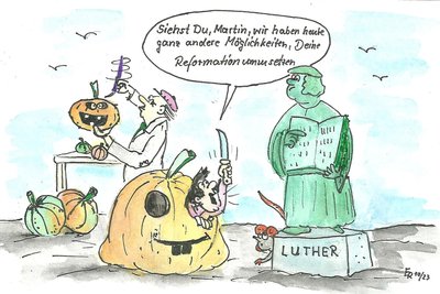 Da könnte selbst Martin Luther neidisch werden: Das Kürbisfest Halloween ist auch in Sachsen zunehmend beliebt.