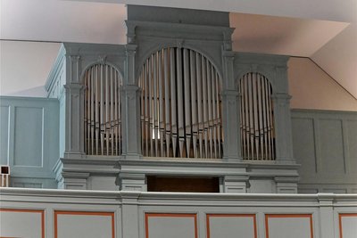 Die Orgel muss auf den Raum abgestimmt werden. Poldrack rechnet damit, dass er einen Tag pro Register  braucht, sprich für eine Reihe mit 53 Pfeifen. Insgesamt sind es elf Register.
