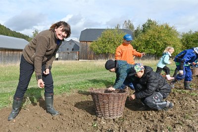 Peggy König möchte mit ihrer Arbeit Kinder für das Landleben begeistern.