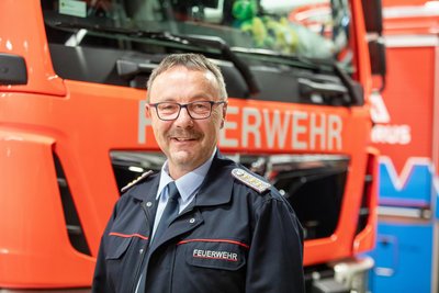 Thomas Golle leitet die neue Feuerwehr Straßberg-Neundorf.