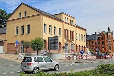 Die Werdauer Stadthalle "Pleißental". 