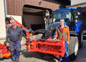 Tino Schwab (links) und Stephan Weller - Eichigter Bauhofmitarbeiter.