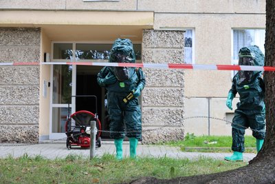 Insgesamt waren mehr als 90 Einsatzkräfte in dem Wohngebiet Auer Eichert angerückt.