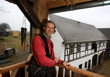 Robby Hammer Chef des Luisenhofs in Langenchursdorf 