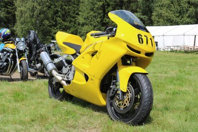 Diese Kawasaki wurde für den guten Zweck versteigert.