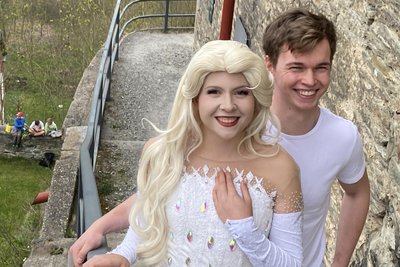 Prinzessin Hana und ihr Traumprinz Paul.