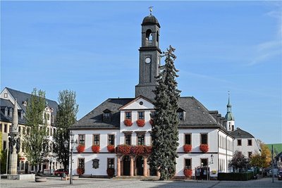 Das Rochlitzer Rathaus ist auch am Montag geschlossen.